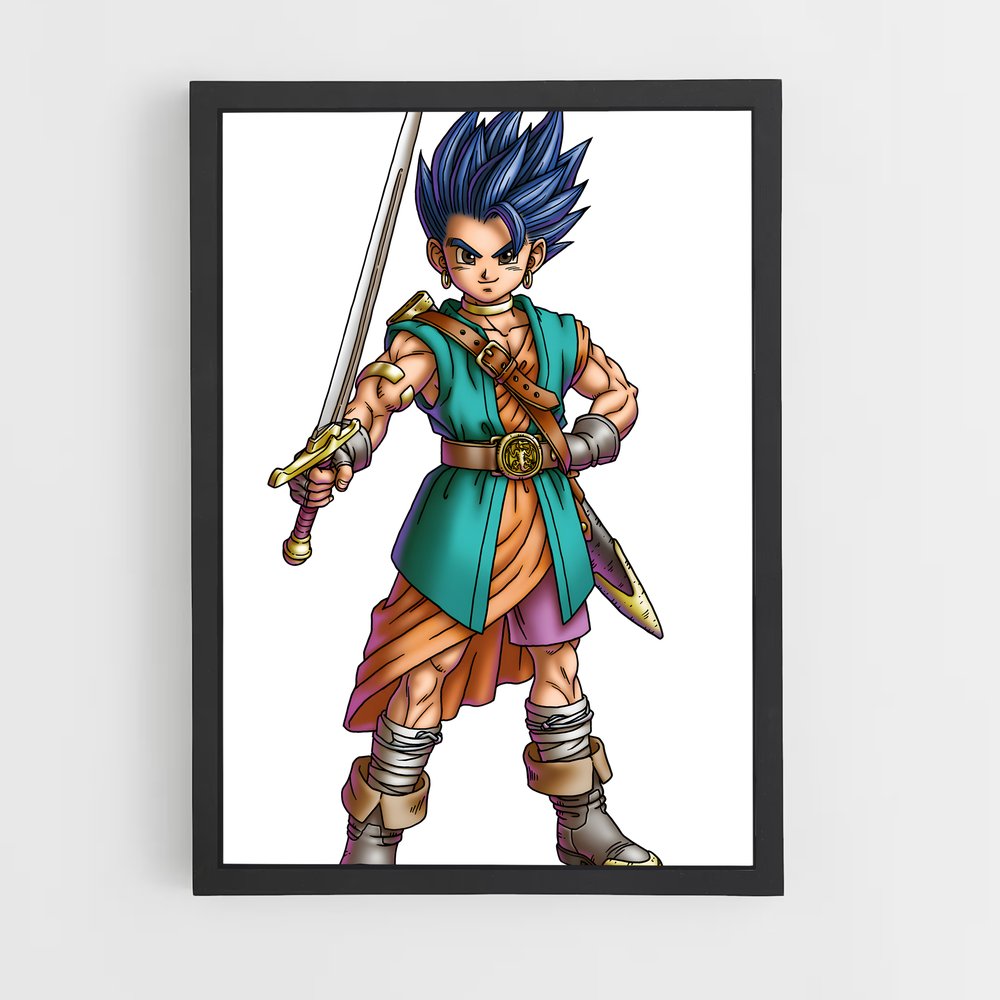 Poster Gohan le Héros – affiche Dragon quest (vue 2)